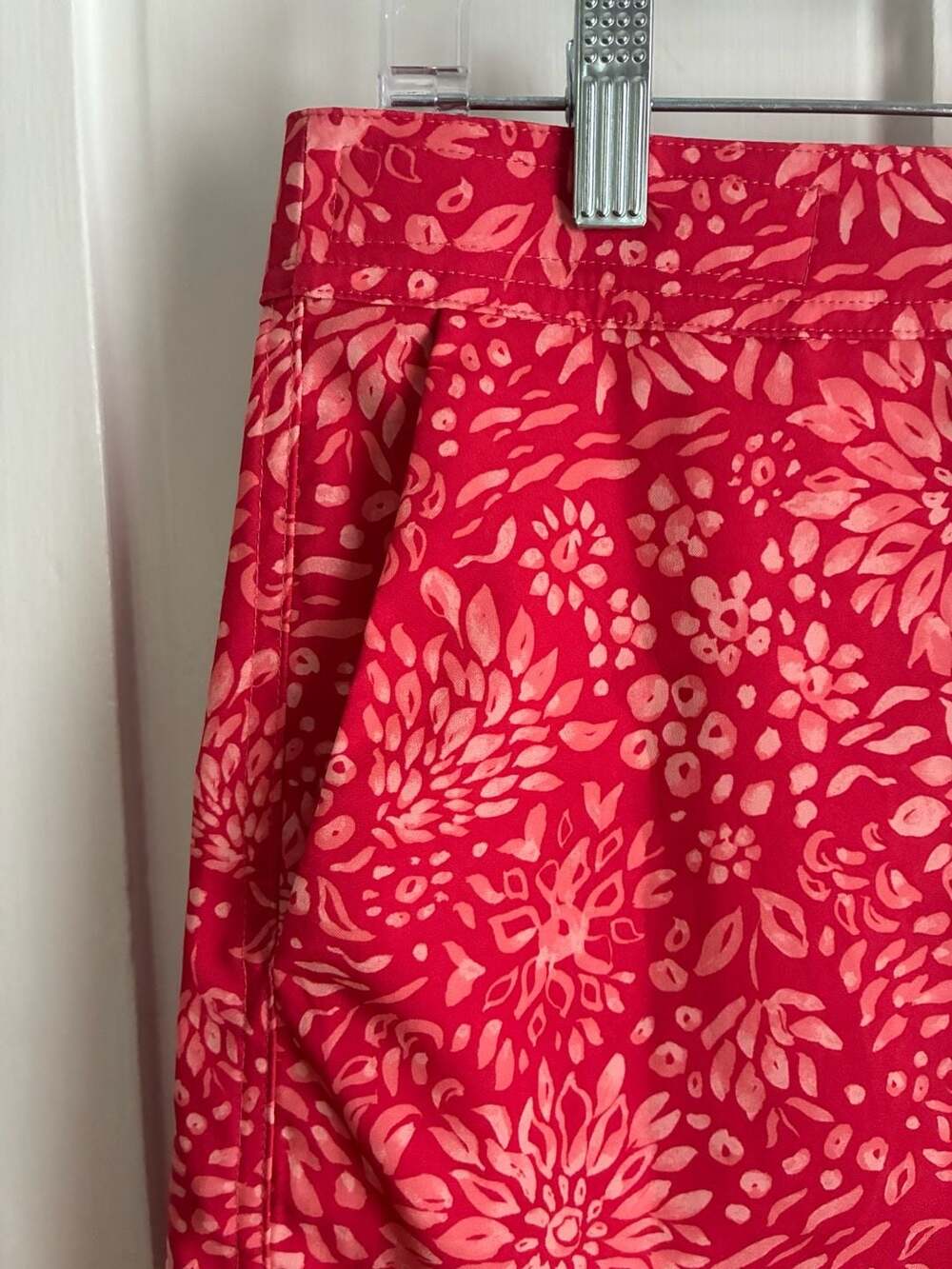 RipSkirt Women's Floral Wrap Skirt Red Size Medium - Picture 4 of 6